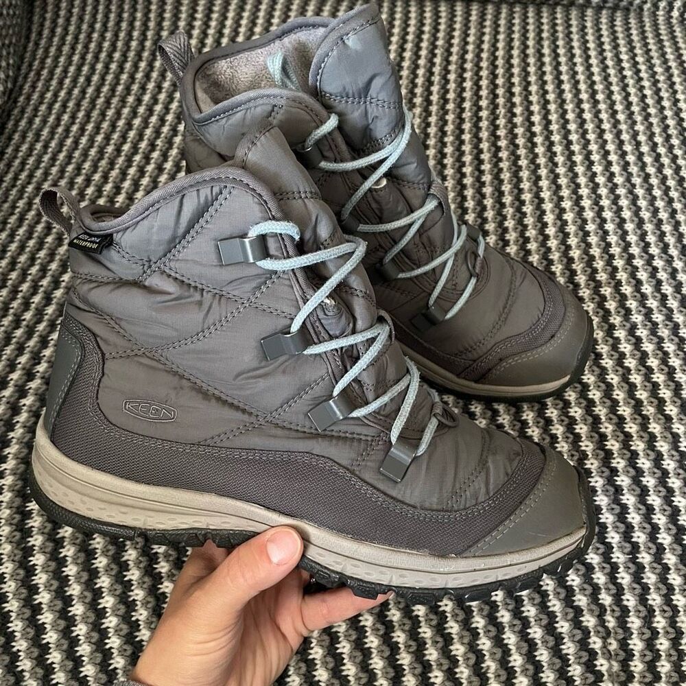 Keen Terradora grey ankle height waterproof boot women’s shoe size 7.5